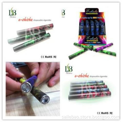 2013 new product hottest and colorful disposable e-shisha pen